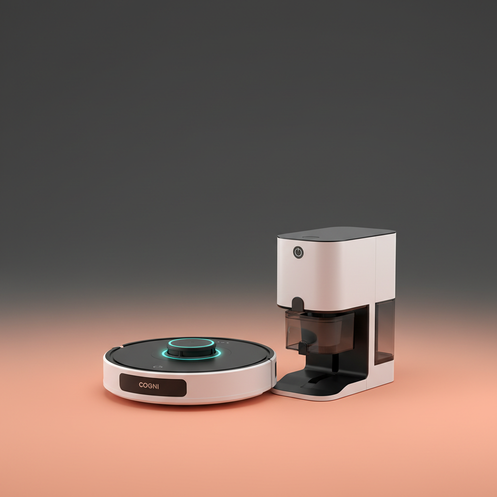 COGNI Smart Vacuum Robot - LiDAR Mapping & Auto-Empty